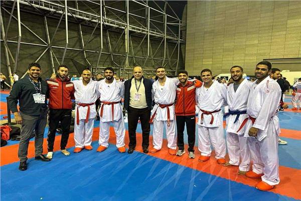  منتخب مصر يتصدر بطولة الدورى العالمى للكاراتيه