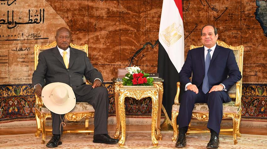 السيسي وموسيفيني يؤكدان تعزيز التعاون الاقتصادي والأمن المائي ودعم التكامل الأفريقي