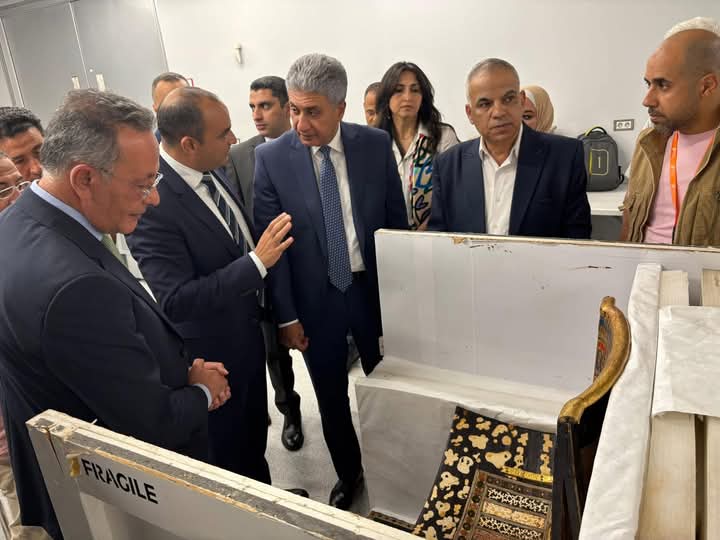 المتحف الكبير يستقبل 163 قطعة من كنوز الملك توت عنخ آمون