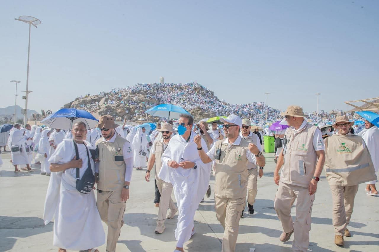 وزير الصحة يتابع الحالة الصحية للحجاج ويلتقى وزير الصحة السعودي 