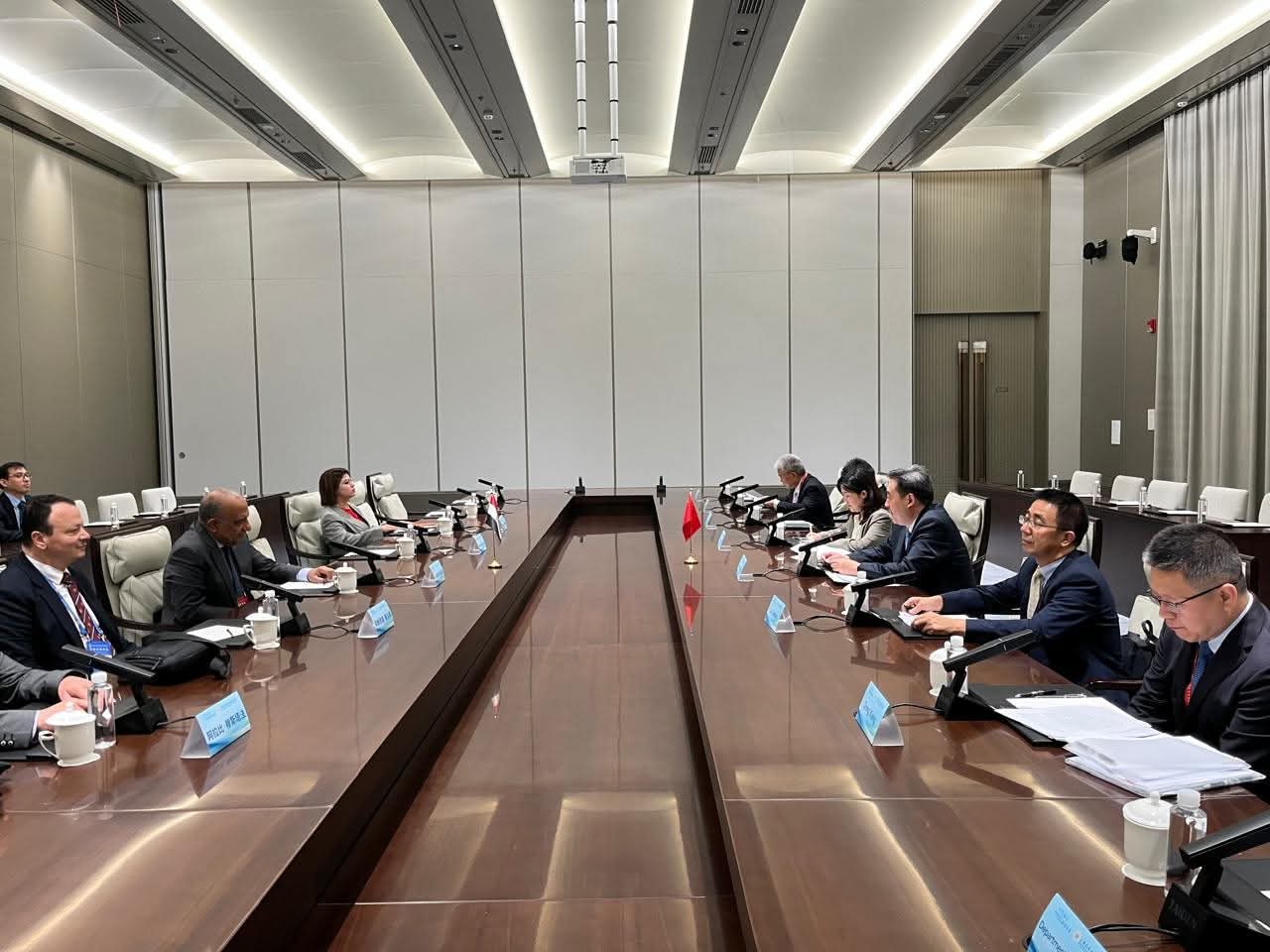 وزير الكهرباء يبحث سبل تعزيز التعاون وجذب الاستثمارات الصينية فى الطاقة
