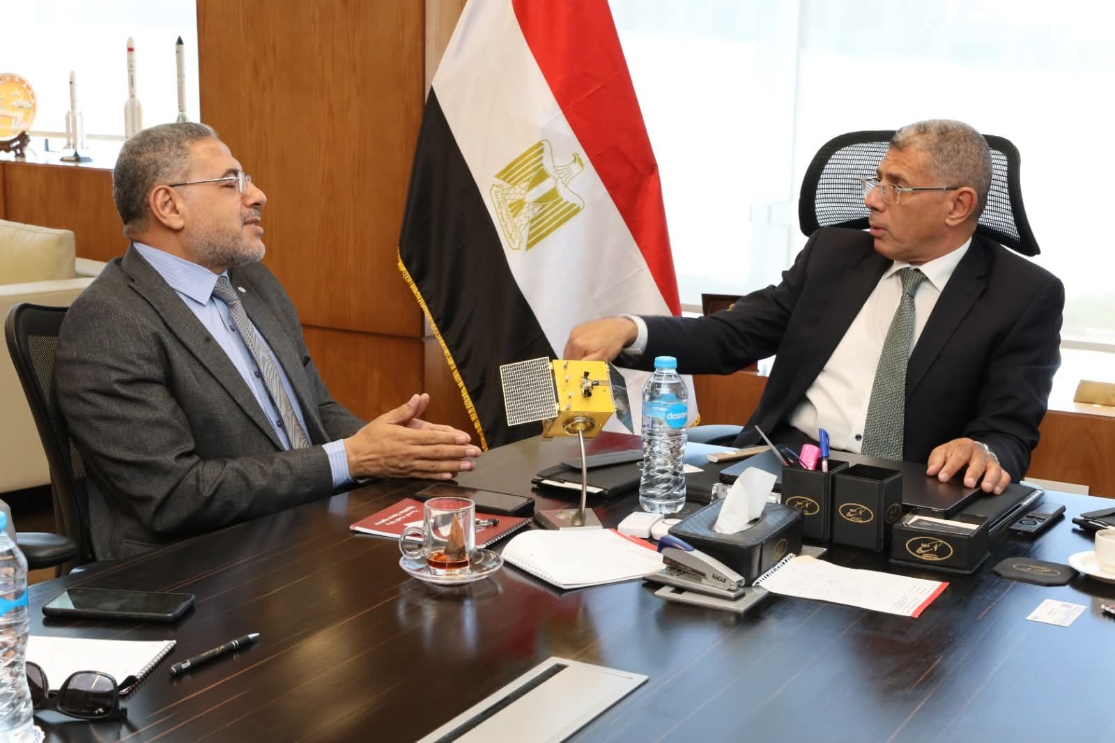 وكالةالفضاء المصرية تتعاون مع مركز بحوث المياه فى الموارد المائية وتكنولوجيا الفضاء