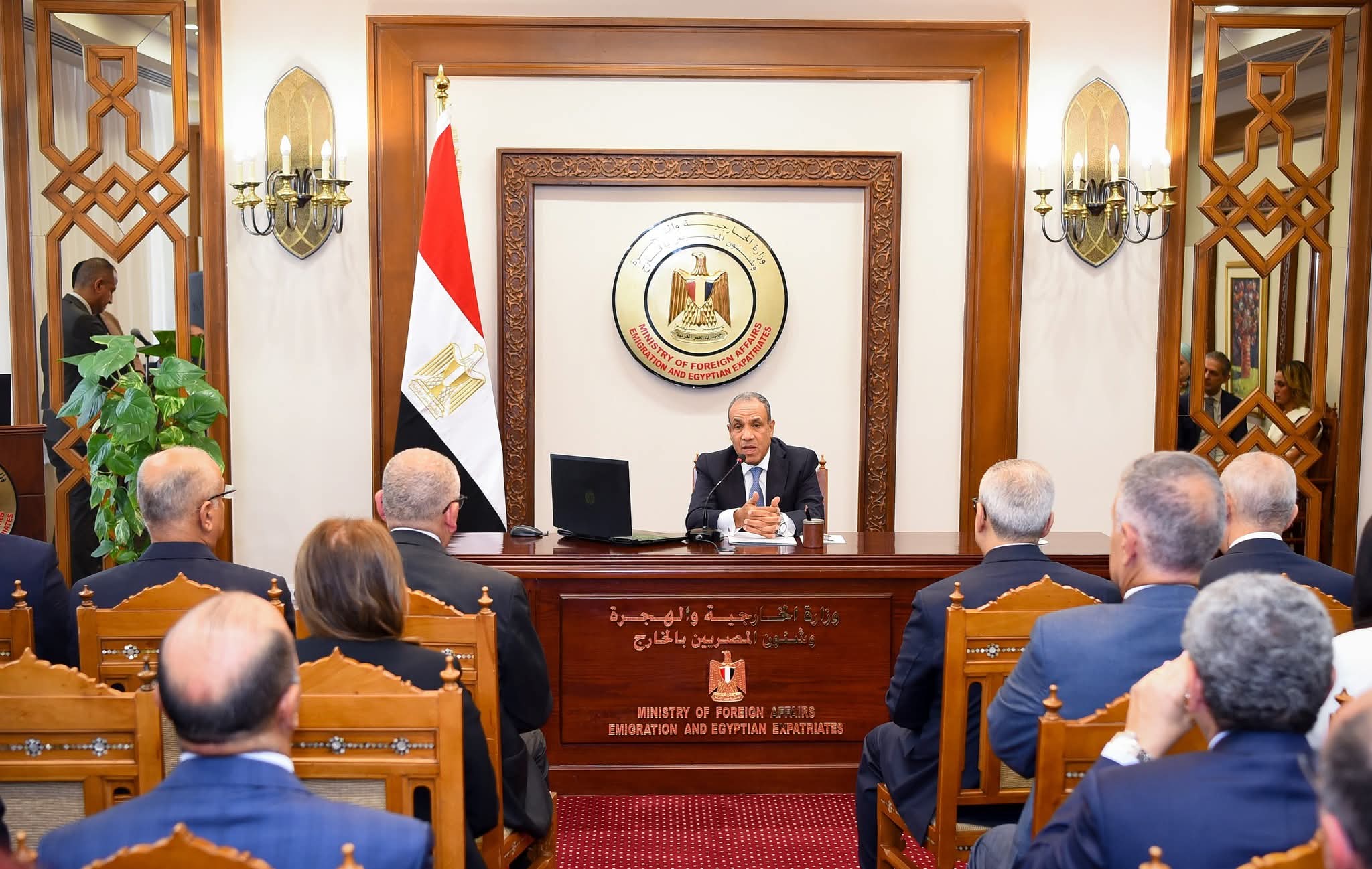 افتتاح النسخة الأولى من المؤتمر السنوى لرؤساء البعثات المصرية فى الخارج