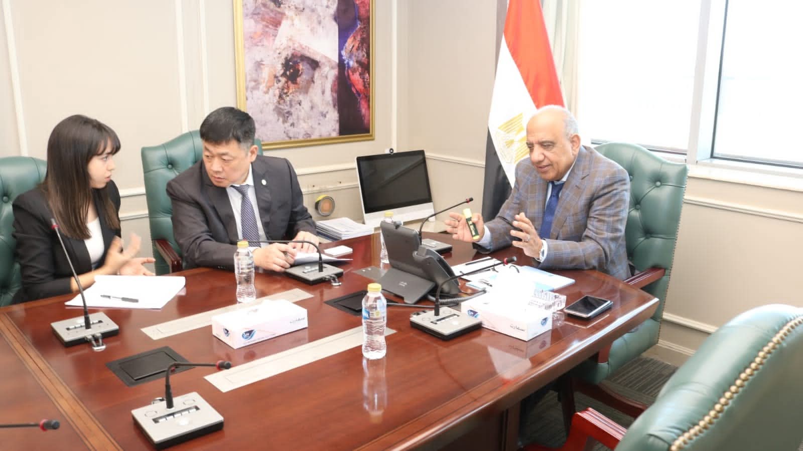 وزير الكهرباء يبحث التعاون مع الصين فى الطاقةوتوطين صناعةالخلايا والبطاريات