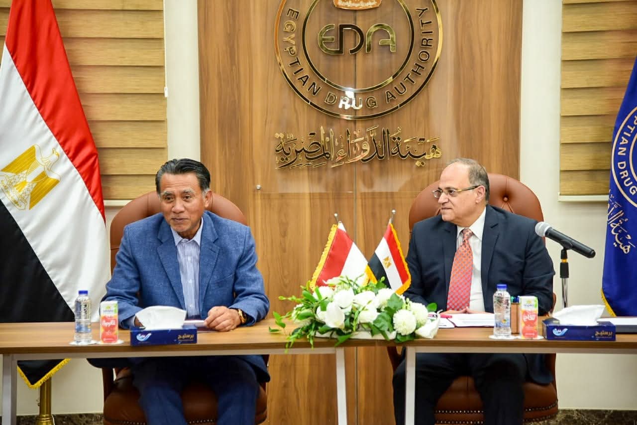 رئيس هيئة الدواء المصرية يبحث سبل التعاون والتصدير مع جمهورية اندونيسيا 