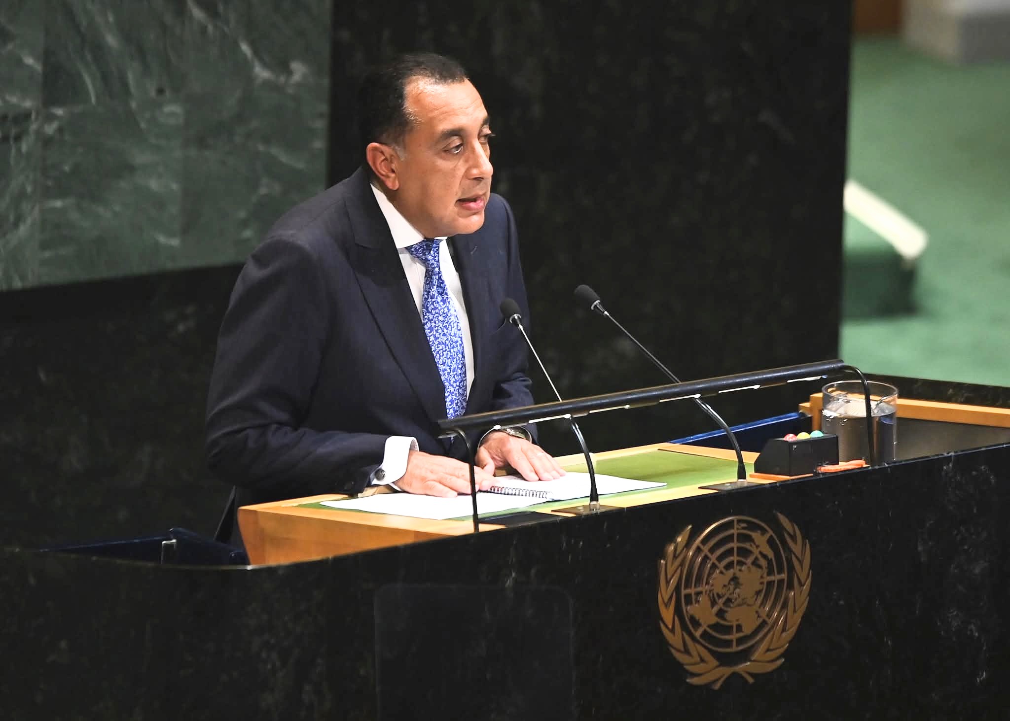 مدبولي أمام الأمم المتحدة: حل الدولتين السبيل الوحيد للسلام