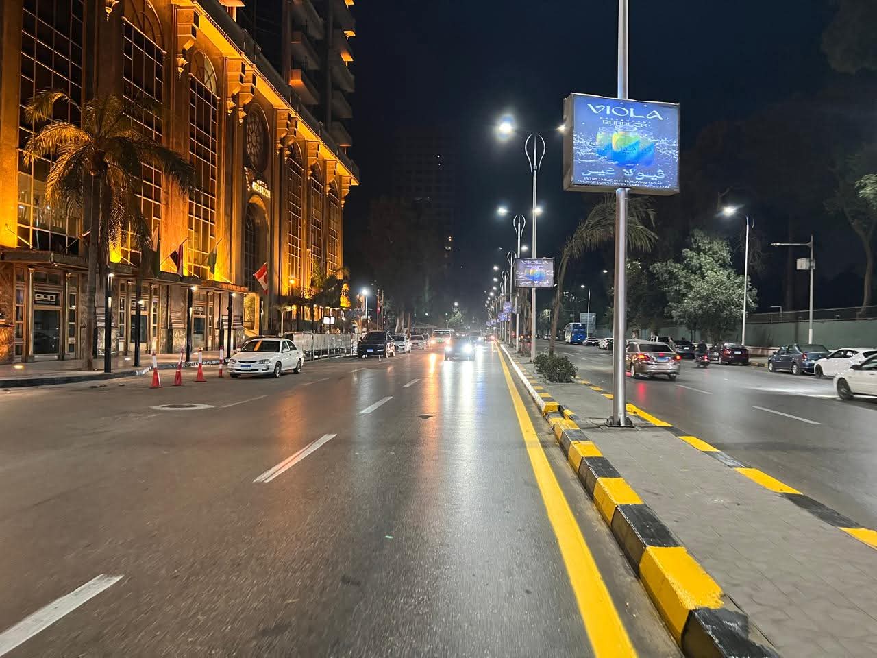 تجميل شوارع الجيزة استعدادًا للافتتاح العالمي للمتحف الكبير