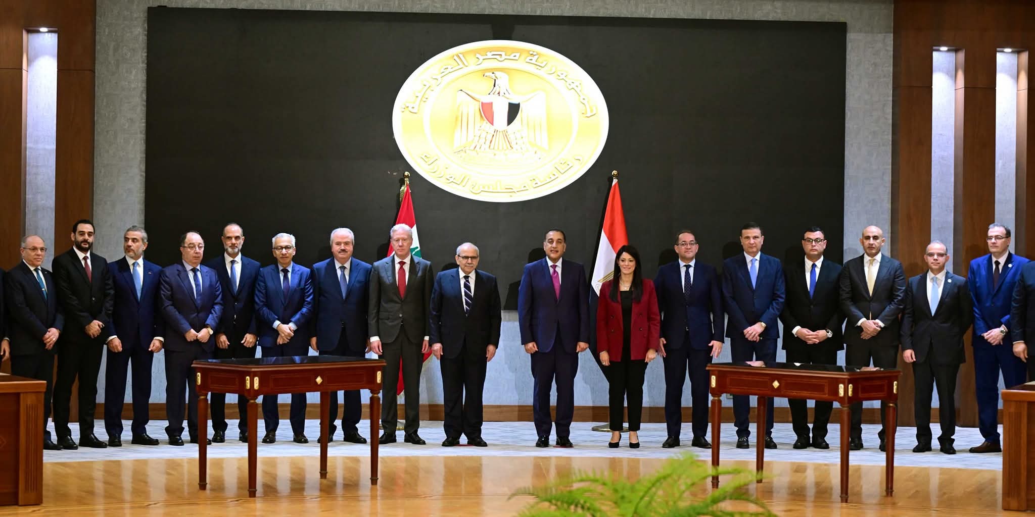 رئيسا وزراء مصر ولبنان يشهدان توقيع سلسلة اتفاقيات تعاون مشترك