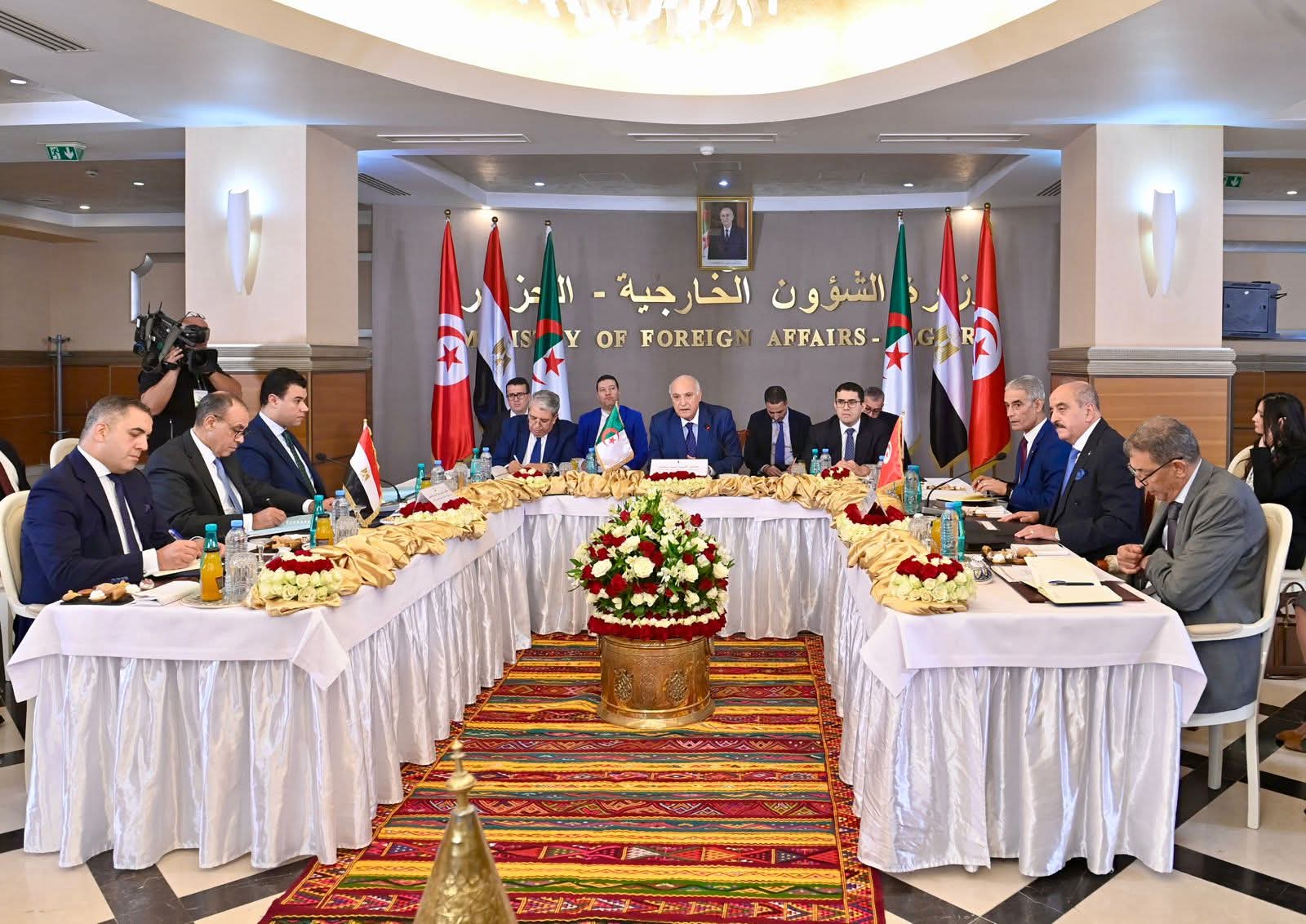 وزير الخارجية باجتماع الجزائر: مصر تتمسك بالحل السياسي في ليبيا