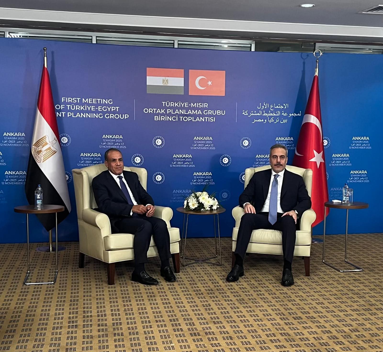 مباحثات مصرية تركية شاملة لتعزيز التعاون ومناقشة قضايا المنطقة