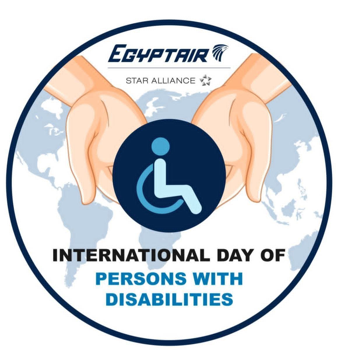 مصر للطيران تحتفل بذوي الهمم وتعزز خدماتهم بمطار القاهرة