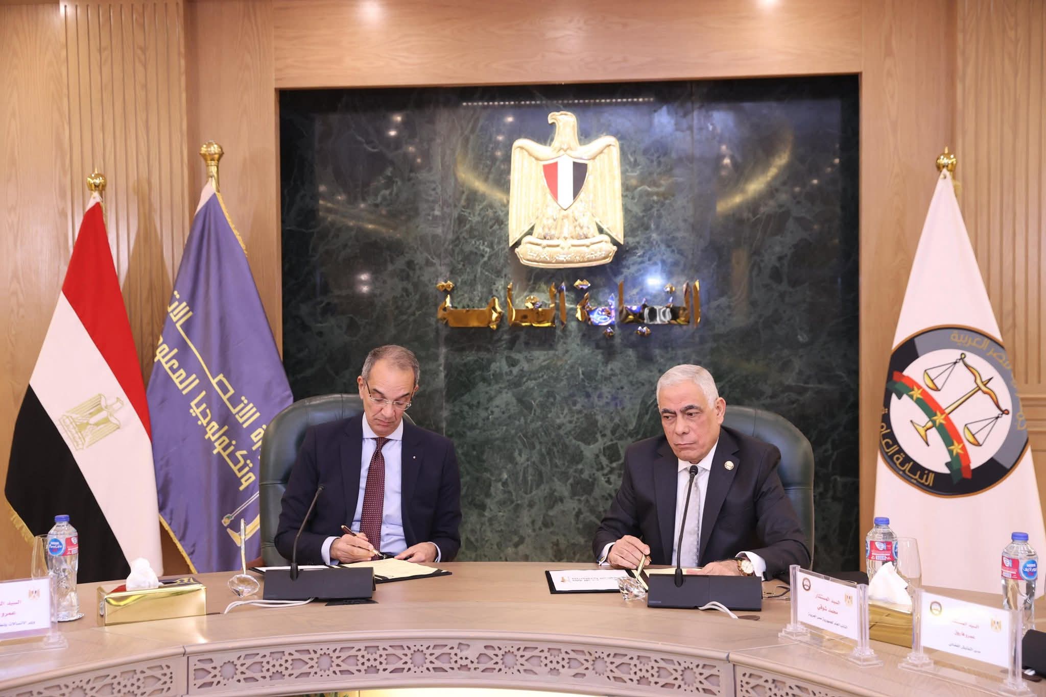 وزارةالاتصالات والنيابة العامة تطلقان 10 مشروعات لمنظومة العدالة الرقمية