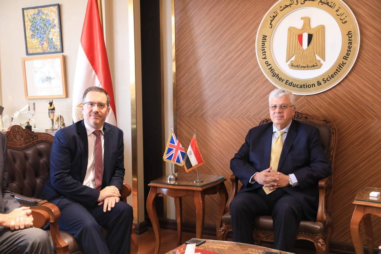 وزير التعليم العالي: شراكة مصرية بريطانية لتطوير التعليم التكنولوجي