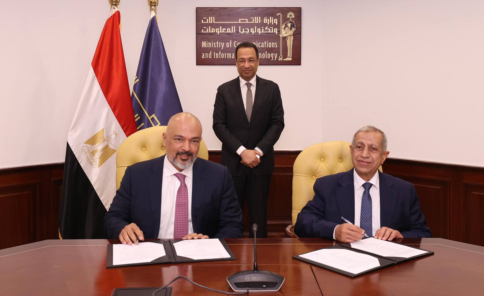 وزير الاتصالات يشهد شراكة ثلاثية لإعداد كوادر الاتصالات المستقبلية