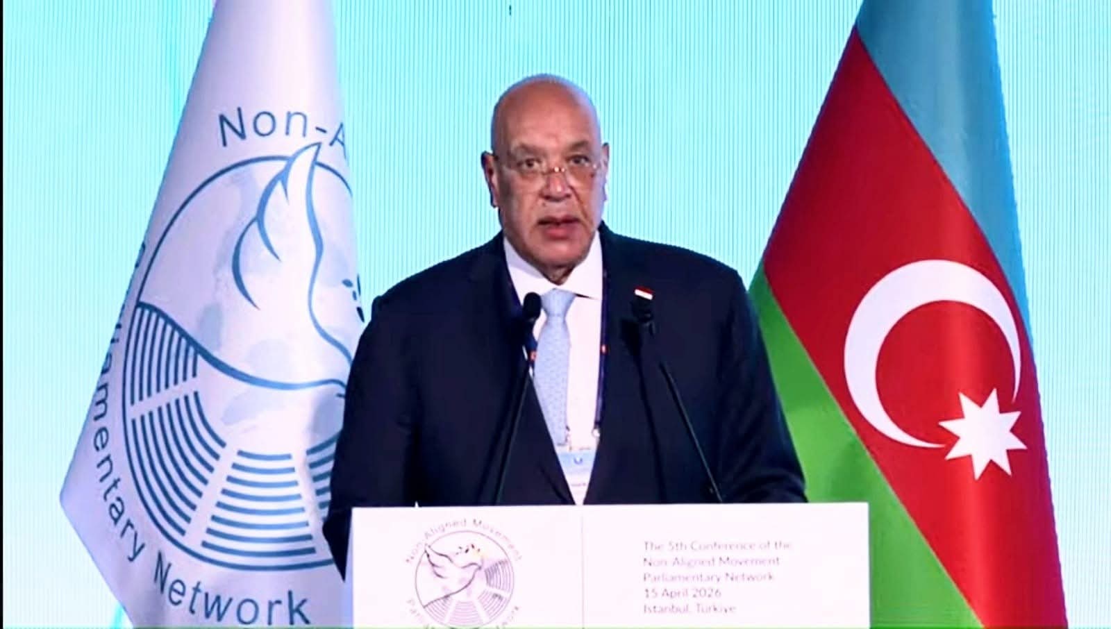 رئيس مجلس النواب يؤكد ضرورة العدالة المناخية وتعزيز التشريعات 