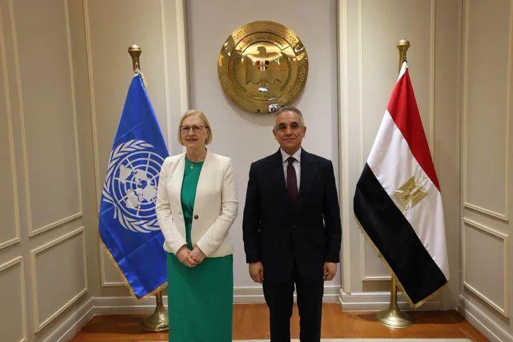 وزير العدل يبحث مع الأمم المتحدة تعزيز التعاون القضائي