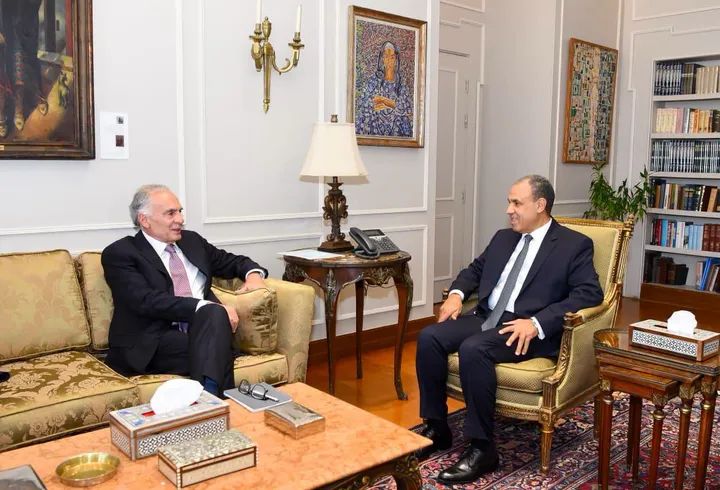 وزير الخارجية يبحث مع مبعوث الأمم المتحدة تهدئة التوترات الإقليمية