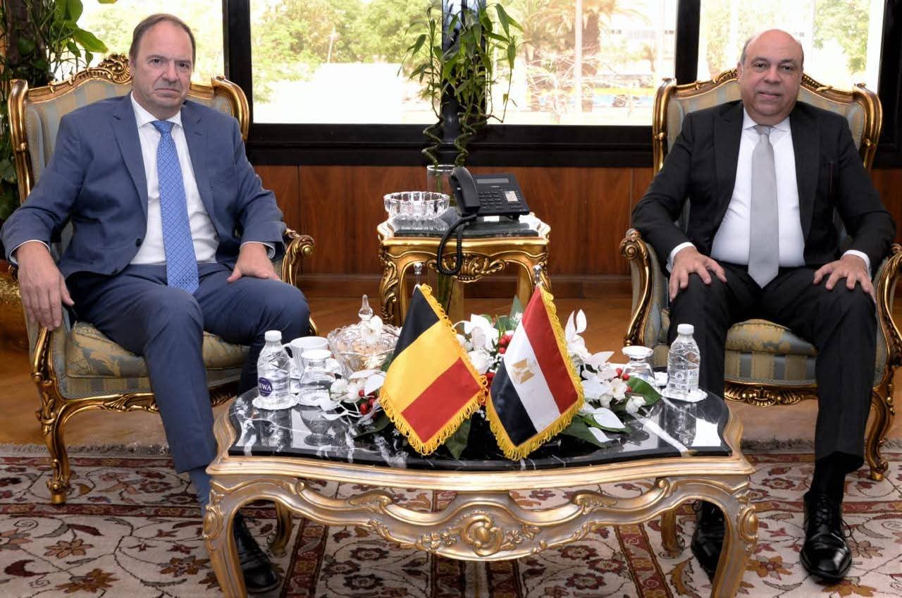 مصر وبلجيكا تناقشان فرص التعاون المشترك بقطاع الطيران المدني