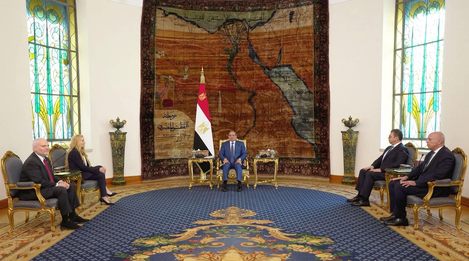 الرئيس السيسي يؤكد محورية العلاقات المصرية الأمريكية ودعم استقرار المنطقة