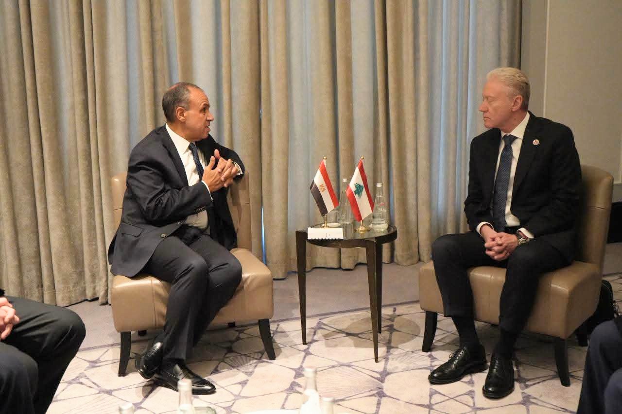 مصر ولبنان يبحثان التحديات الراهنة وتعزيز التعاون المشترك الثنائي