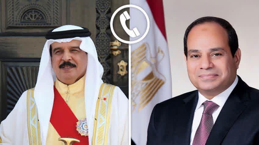 الرئيس السيسي وملك البحرين يؤكدان دعم السلام واستقرار المنطقة