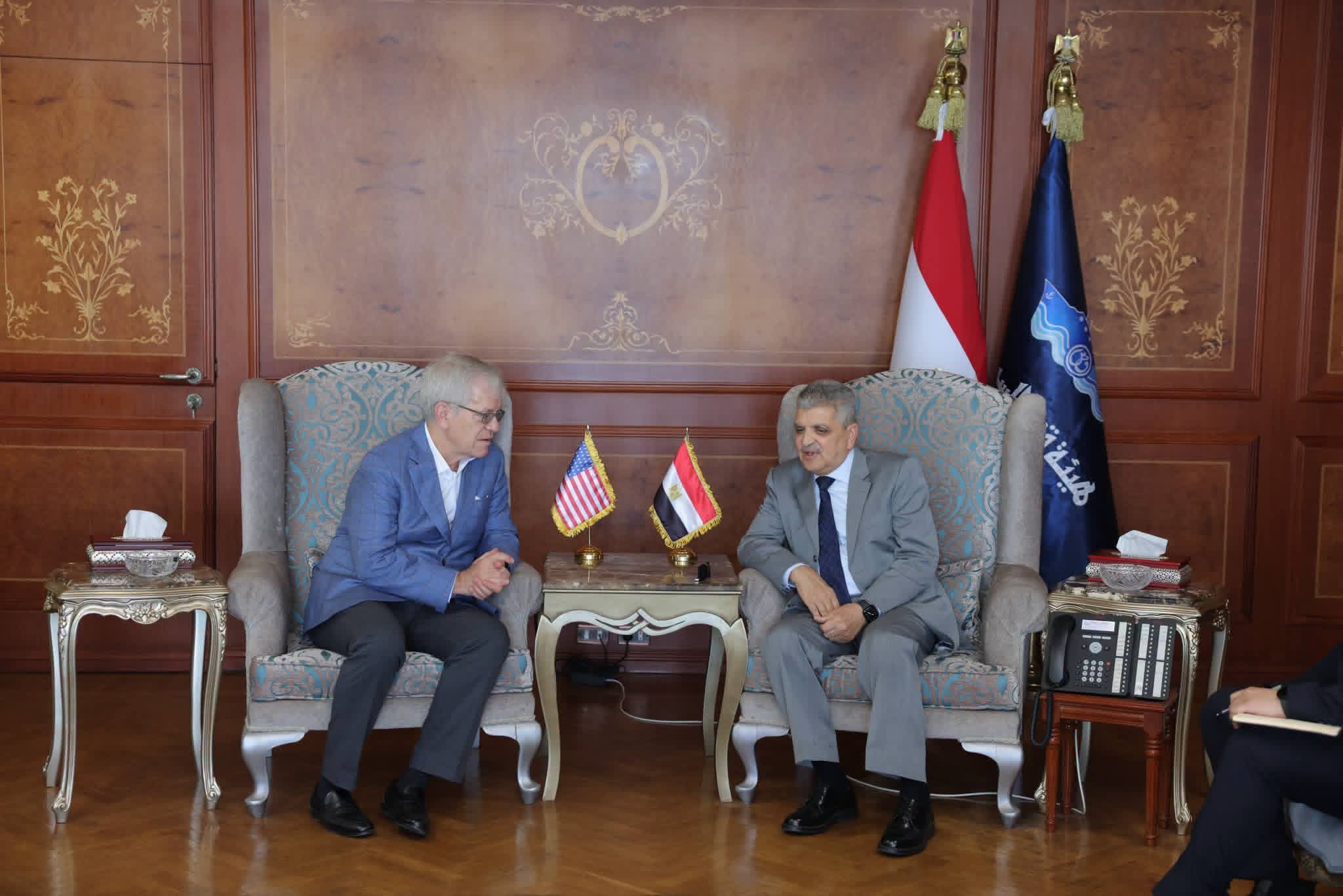 تعاون مصري أمريكي جديد لتطوير الخدمات البحرية والتحول الرقمي بالقناة