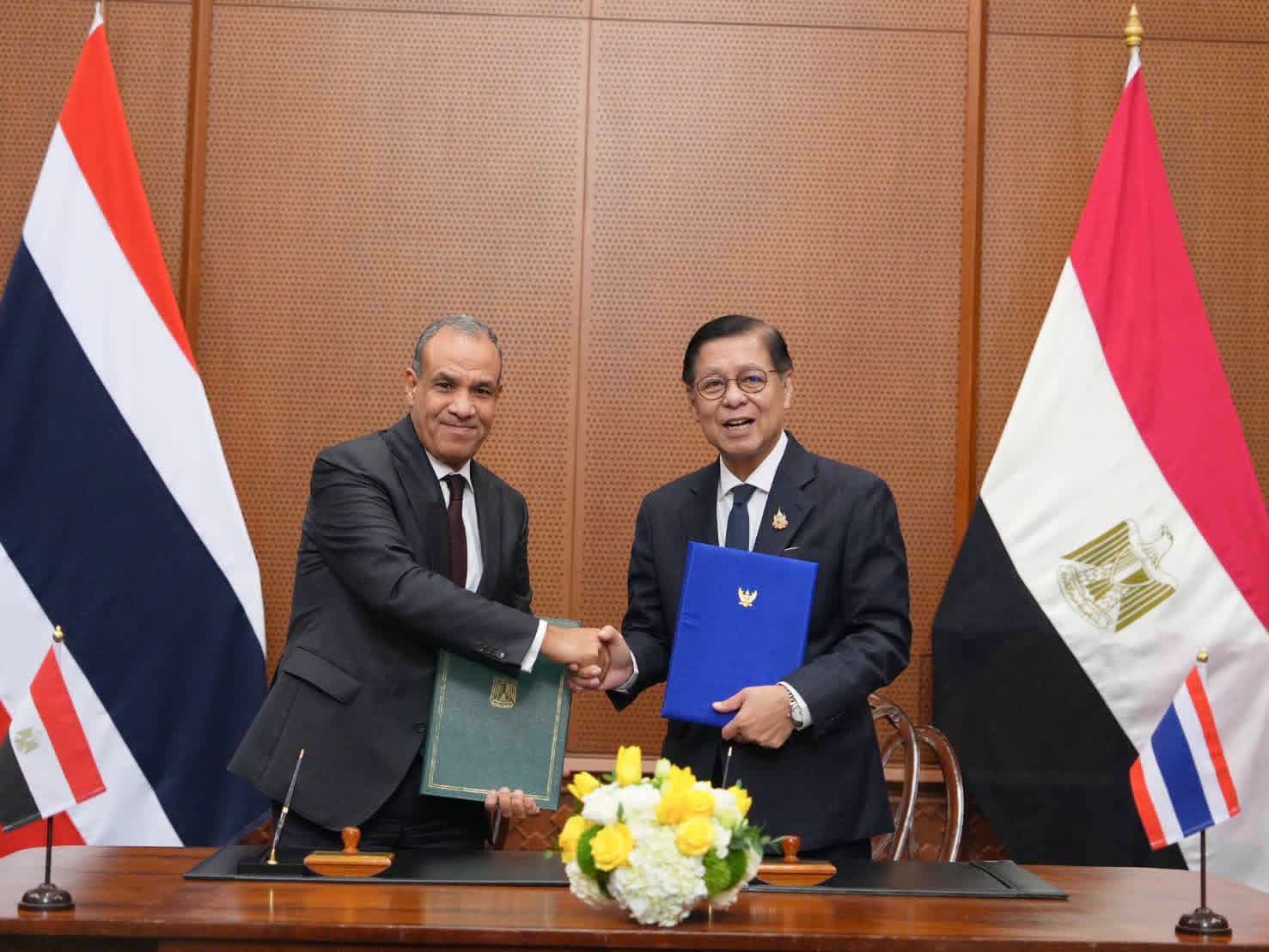 مصر وتايلاند توقعان ثلاث اتفاقيات لتعزيز الاستثمار والتعاون المشترك
