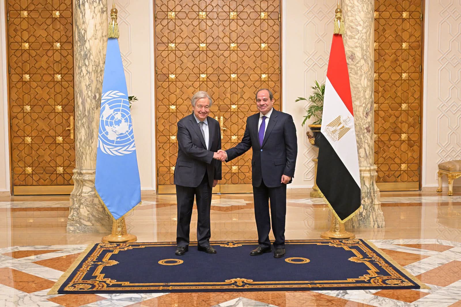 الرئيس السيسي وجوتيريش يبحثان غزة والتصعيد الإقليمي وإصلاح الأمم المتحدة