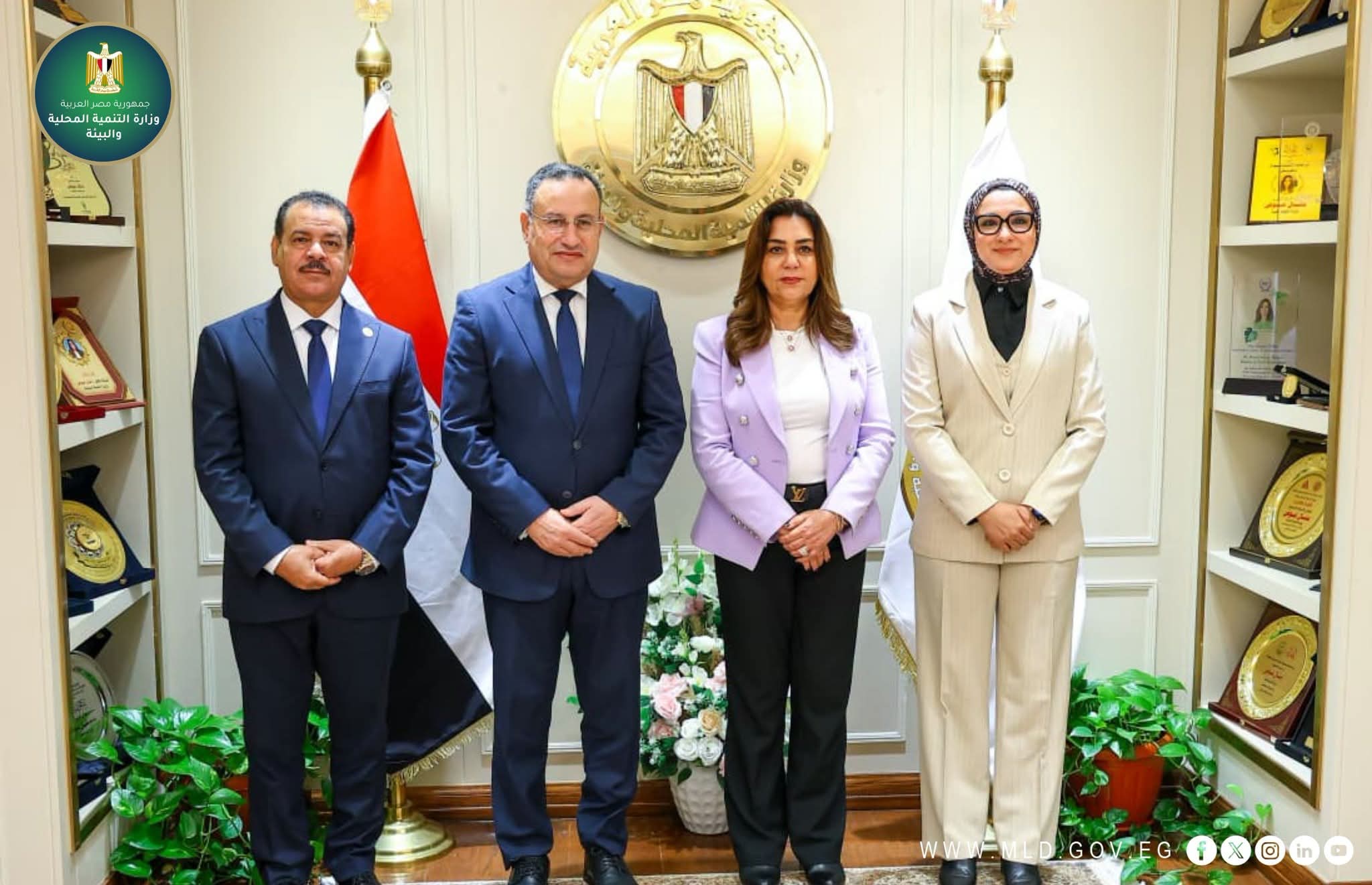 الوادي الجديد توقع بروتوكولين لإعداد الهوية البصرية والتوصيف البيئي والجيولوجي