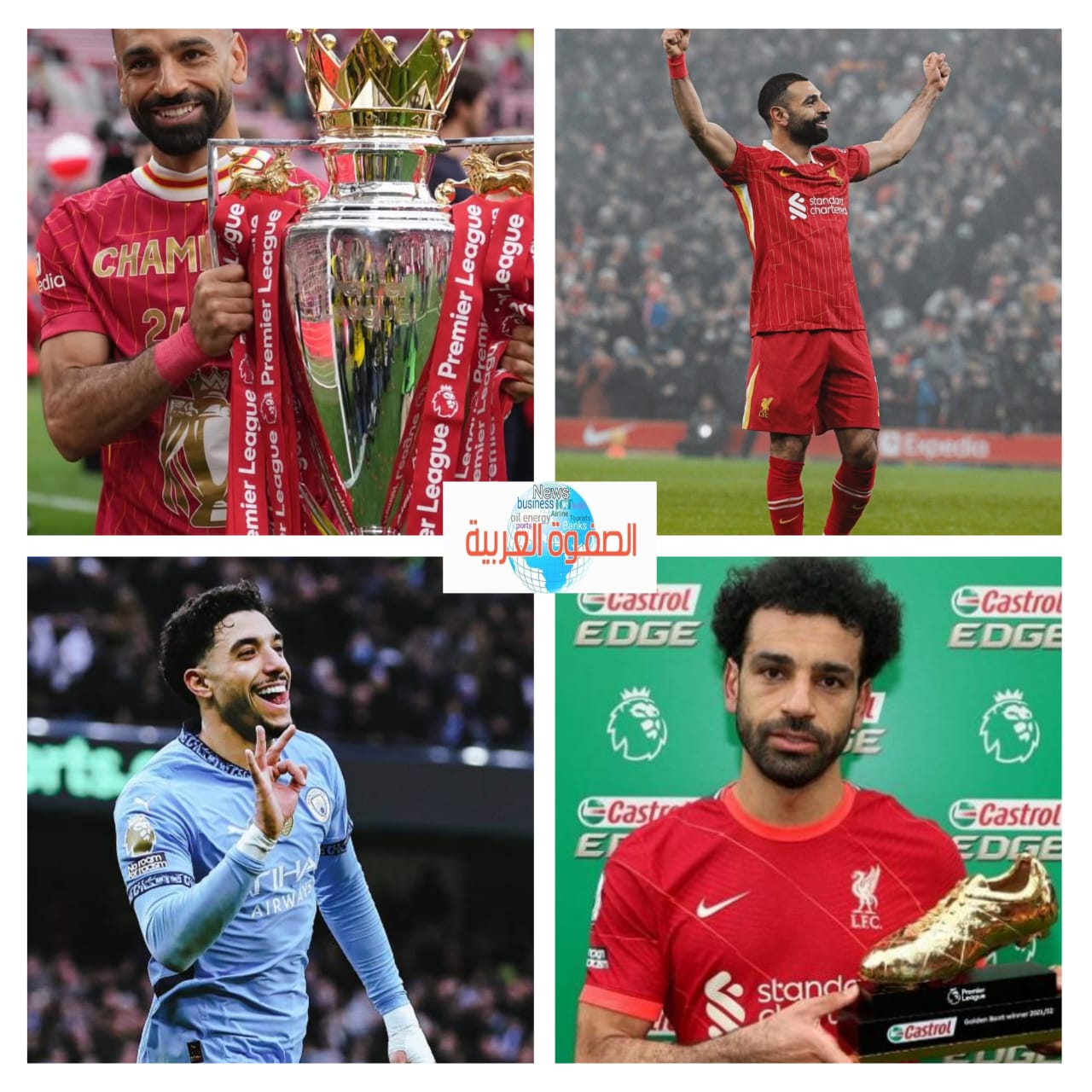 محمد صلاح وعمر مرموش يتصدران جوائز الدورى الانجليزى للموسم الحالي 
