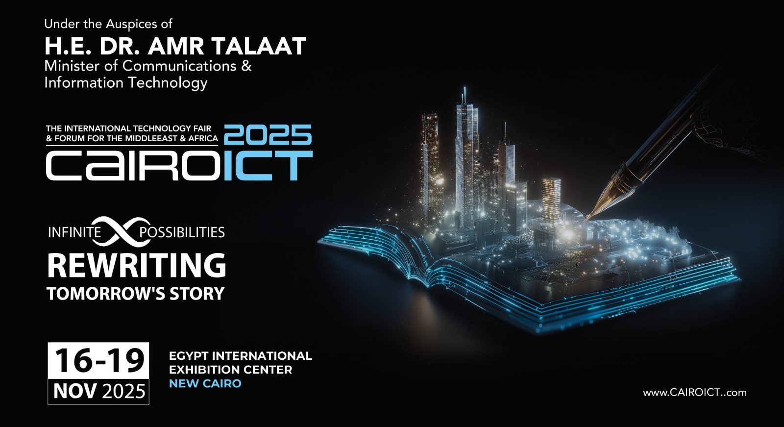 برعاية وزير الاتصالات.. انطلاق النسخة 29 من Cairo ICT 2025