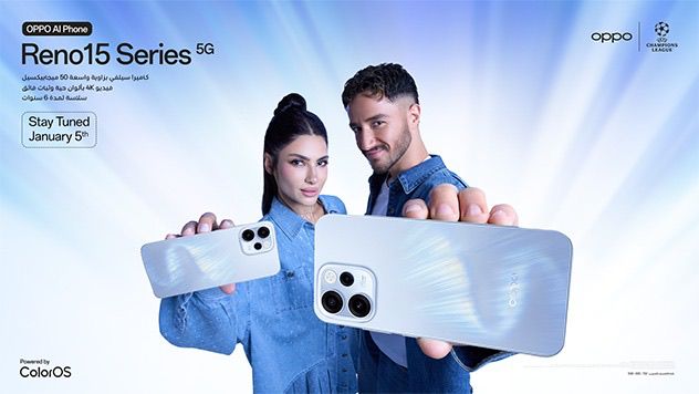 Reno15 من OPPO يطلق جيلاً جديداً لتوثيق لحظات الحفلة الذكية