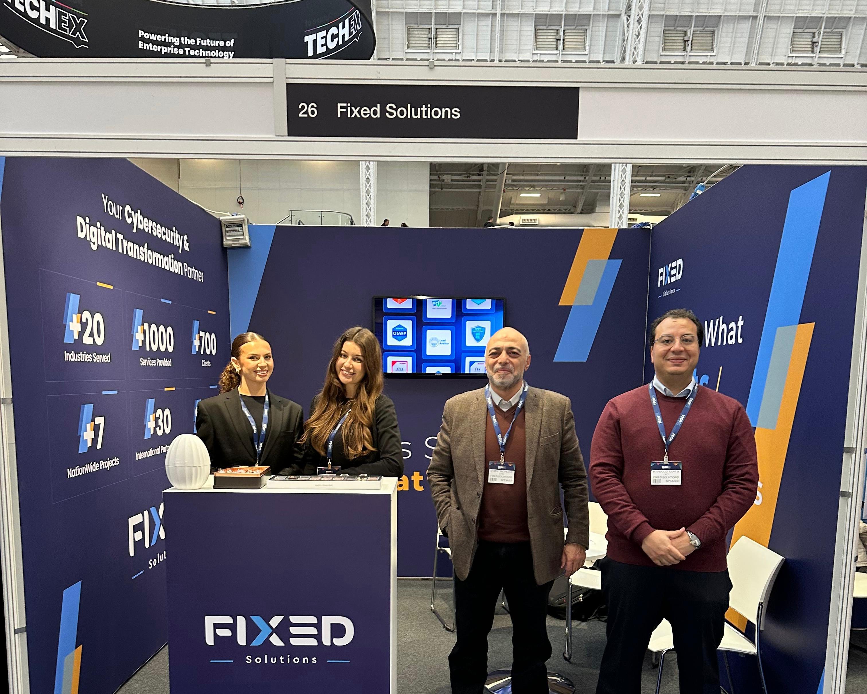 فيكسد سوليوشنز  تمثل التكنولوجيا المصرية في معرض لندن