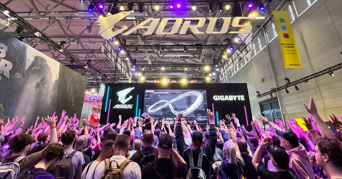 جيجابايت تستعرض أحدث تقنيات الألعاب والذكاء الاصطناعي في Gamescom