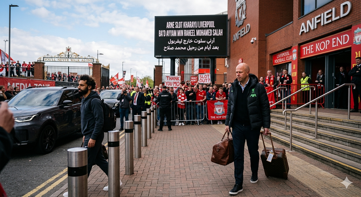 ليفربول يطرد أرني سلوت بعد أيام من رحيل محمد صلاح