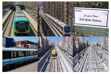 مترو الإسكندرية الجديد.. خريطة المحطات وموعد التشغيل التجريبي