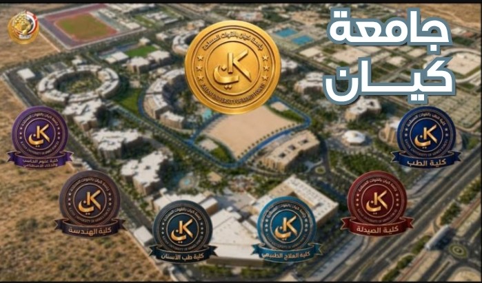 تعرف على شروط القبول ومجاميع كليات جامعة كيان المدنية الجديدة