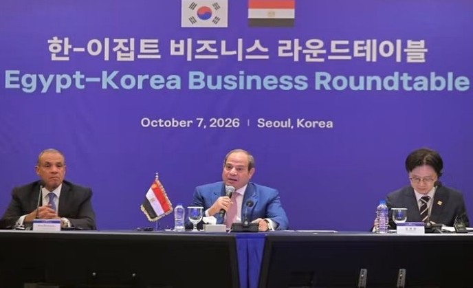 الرئيس السيسي يدعو الشركات الكورية لتوسيع استثماراتها في مصر