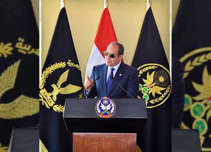  السيسي: الجيش والشرطة جناحا الأمة والحفاظ على الدولة مسؤولية الجميع