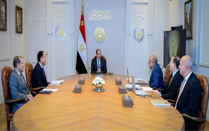 السيسي يوجه بتسريع التحول للطاقة المتجددة وتوطين الصناعة وتحلية المياه