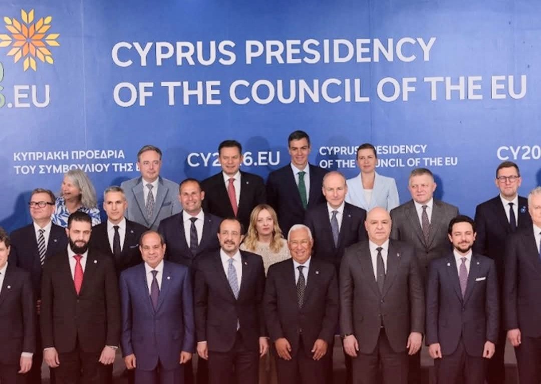 السيسي بقمة نيقوسيا: أولوية الحلول السياسية ودعم فلسطين والشراكة الأوروبية